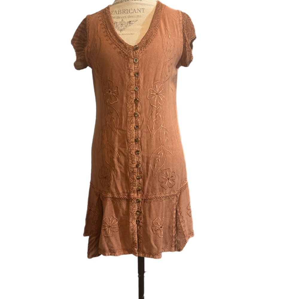 Raya Sun Boho Embroidered  Dress